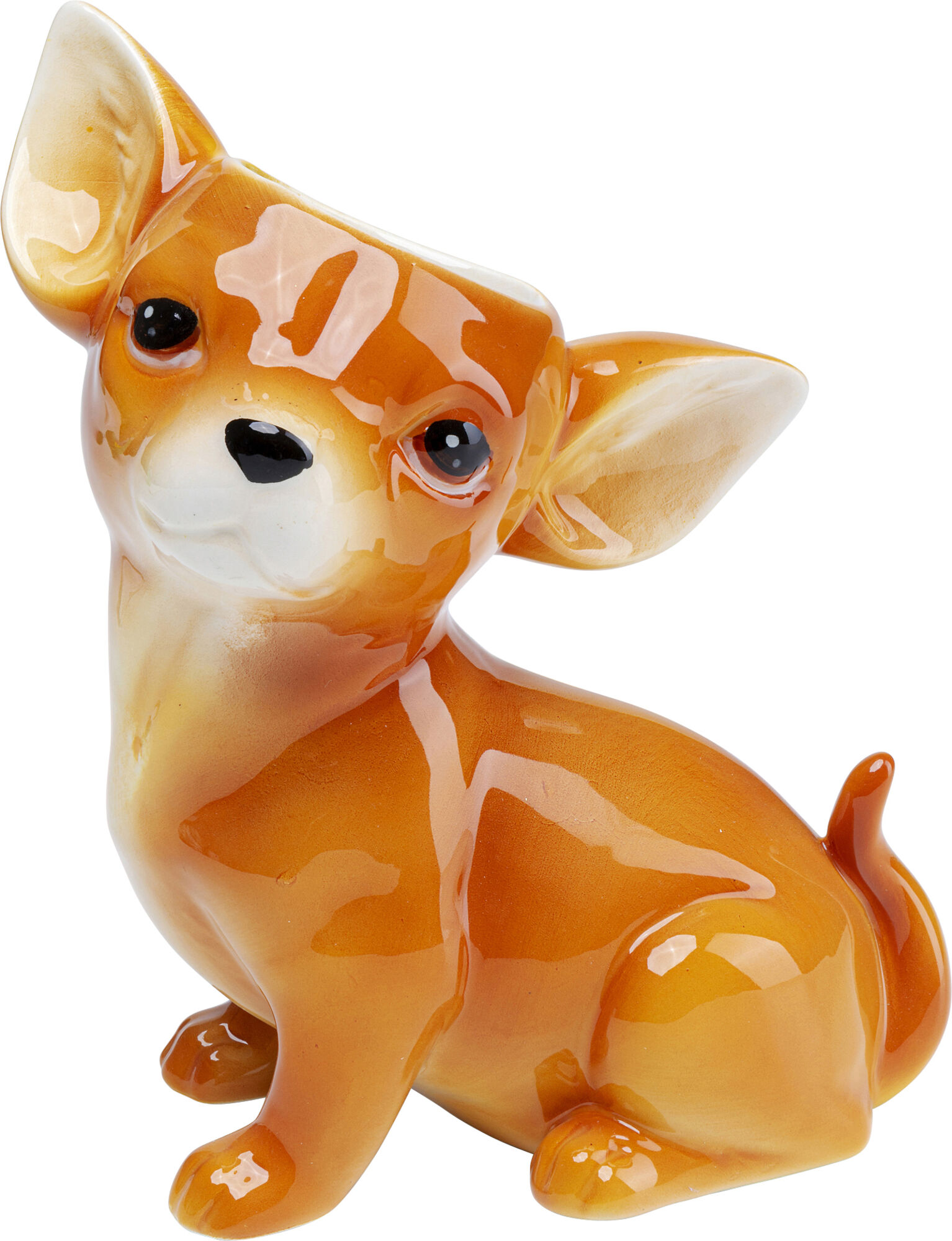 Wazon Dog 19x23 cm pomarańczowy – obraz-1