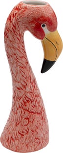 Wazon Flamingo Head 15x36 cm różowy – grafika-1.
