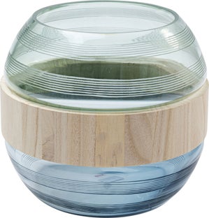 Wazon Funky ∅25x22 cm niebieski – obraz-1