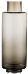 Wazon Hedria Ø11x30 cm transparentny brązowy – obraz-1