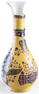 Wazon porcelanowy kolorowy Ø16x37 cm – obraz-1