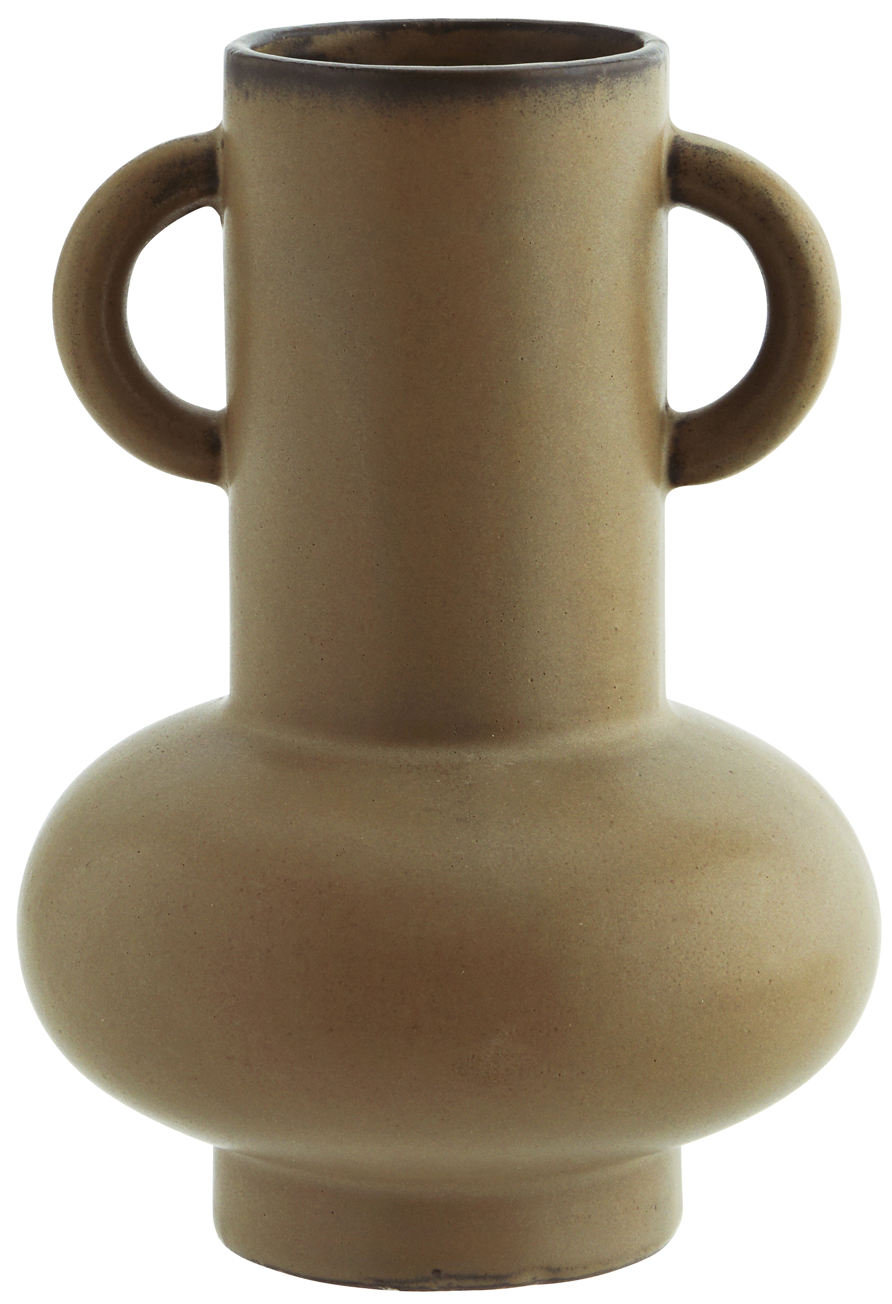 Wazon Isabel Ø15x21 cm jasnobrązowy – obraz-1