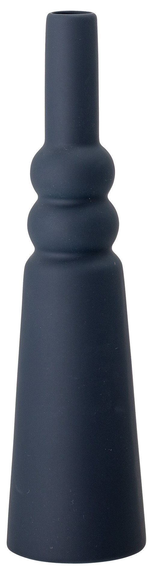 Wazon matowy granatowy Ø8x29 cm – obraz-1