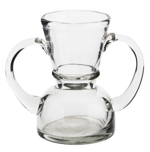 Wazon Kink Ø8x12 cm transparentny – obraz-1