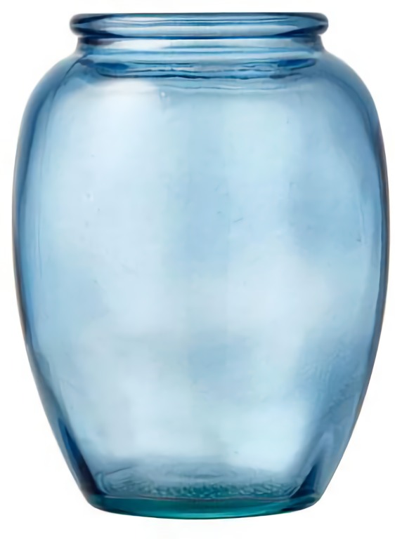 Wazon Kusintha Ø7x13 cm niebieski – obraz-1