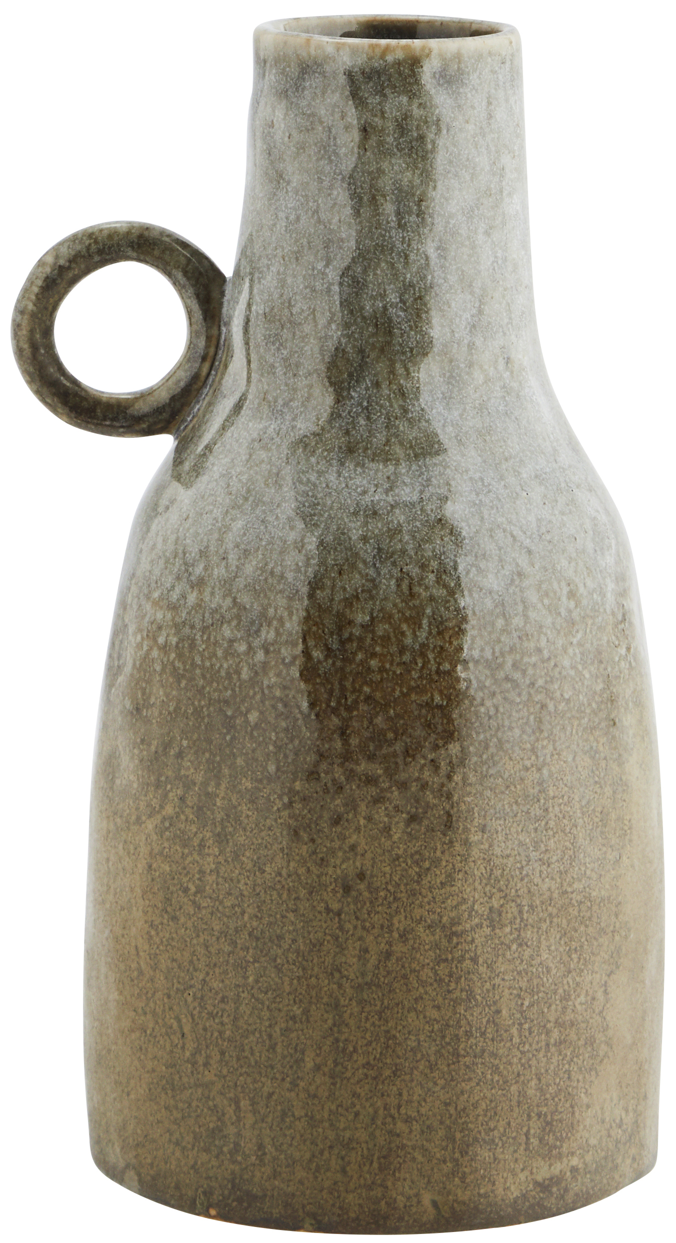 Wazon Lambert Ø15x28 cm brązowo-zielony – obraz-1