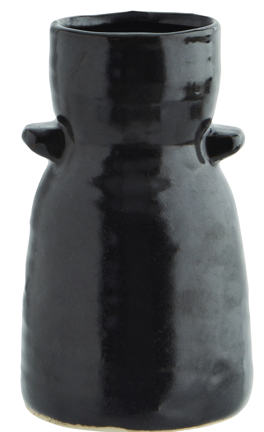 Wazon kamionkowy czarny Ø9x15 cm – obraz-1