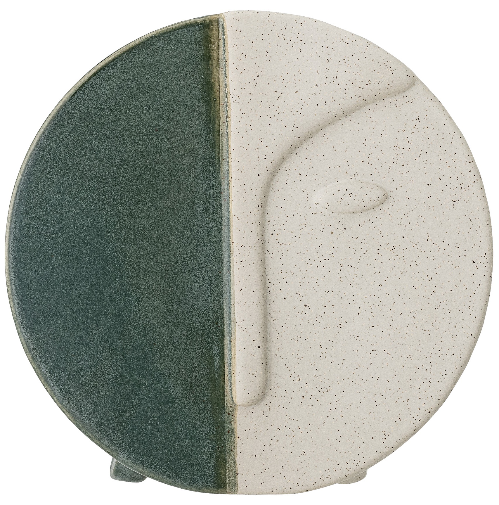 Wazon Melosak 18x18 cm zielono-biały – obraz-1