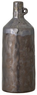 Wazon z uchwytem brązowy Ø10x26 cm – obraz-1