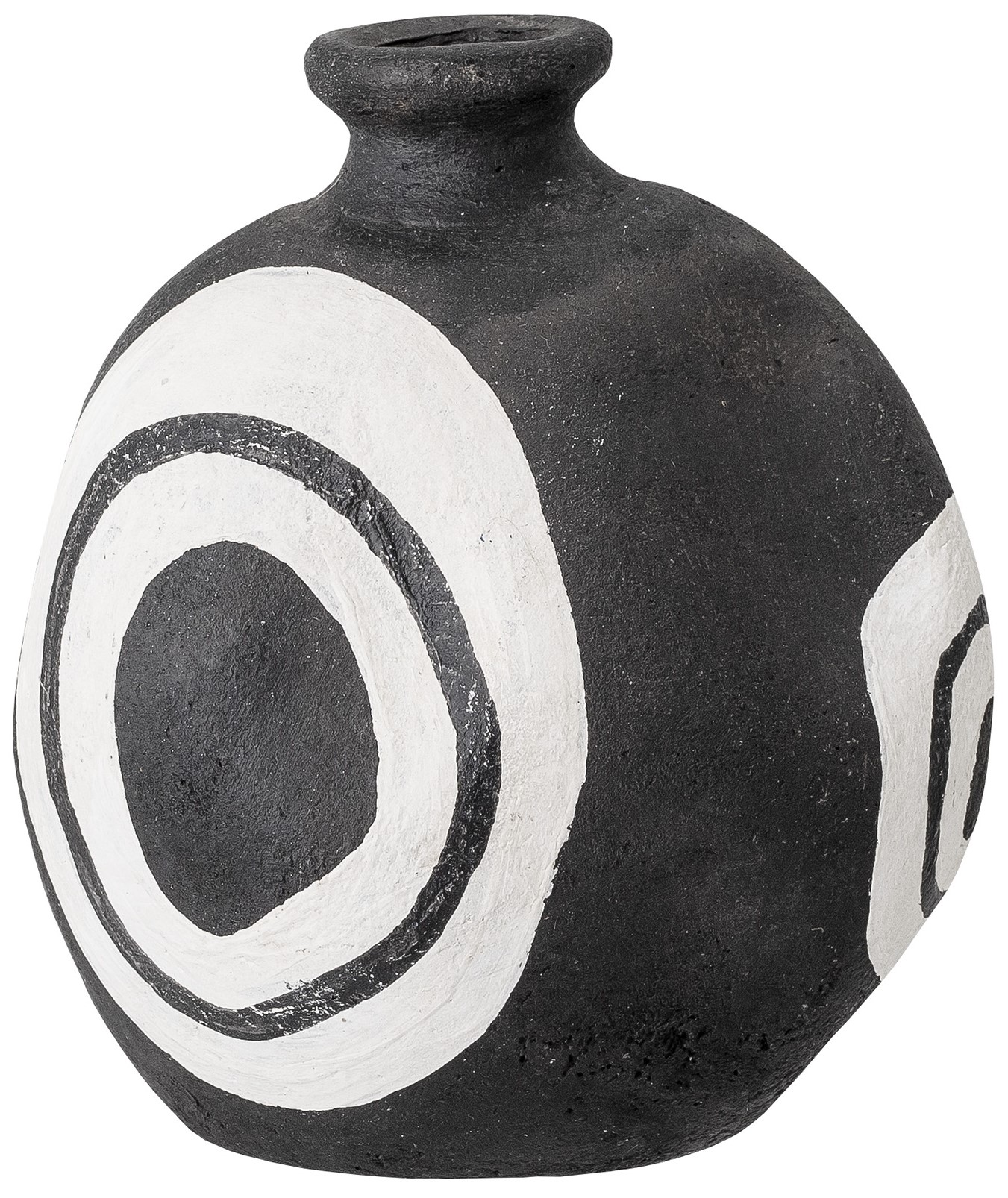 Wazon z terakoty czarny Ø12x14 cm – obraz-1
