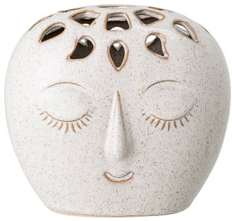 Wazon Nellisa 16x15 cm biały – obraz-1
