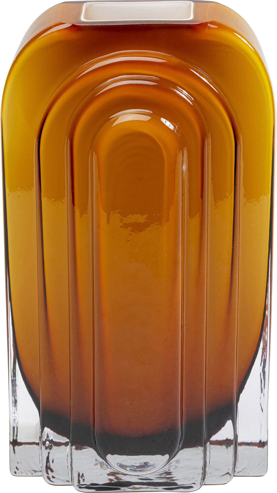 Sárgásbarna Vegas Home Váza 25cm – kép-1.