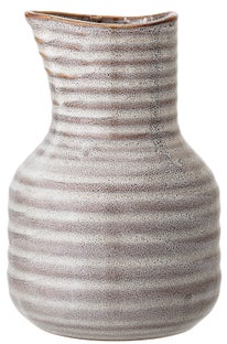 Wazon Ø13x18 cm fioletowo-beżowa – obraz-1