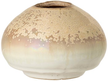 Wazon dekoracyjny naturalny Ø22x13 cm – obraz-1