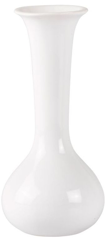 Wazon wysoki biały 19 cm – obraz-1