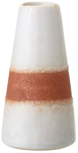 Wazon Papco Ø6x12 cm brązowo-biały – obraz-1
