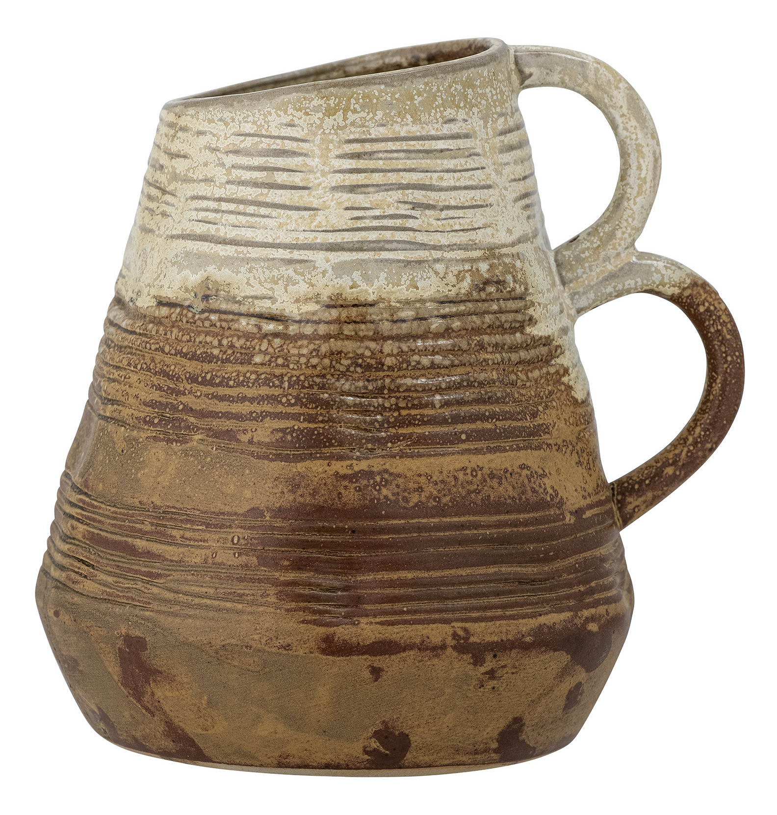 Wazon Risa 18x18 cm brązowy – obraz-1