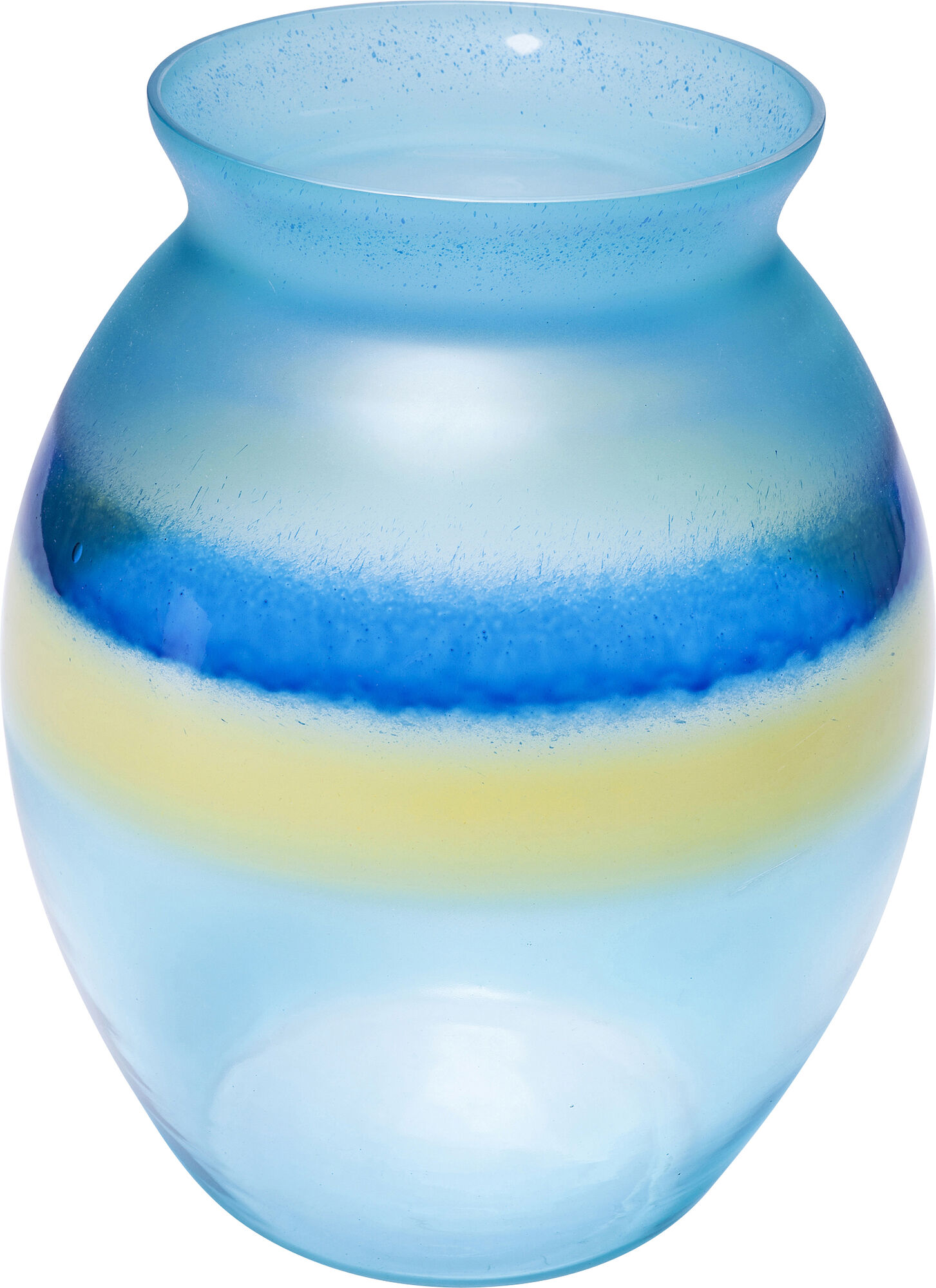 Wazon River ∅20x25 cm niebieski – obraz-1
