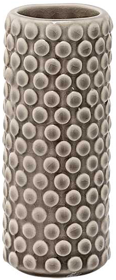 Wazon Stoneware 5x13cm brązowy – obraz-1