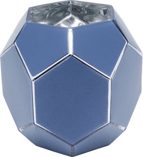 Wazon dekoracyjny niebieski 18x18 cm – obraz-1