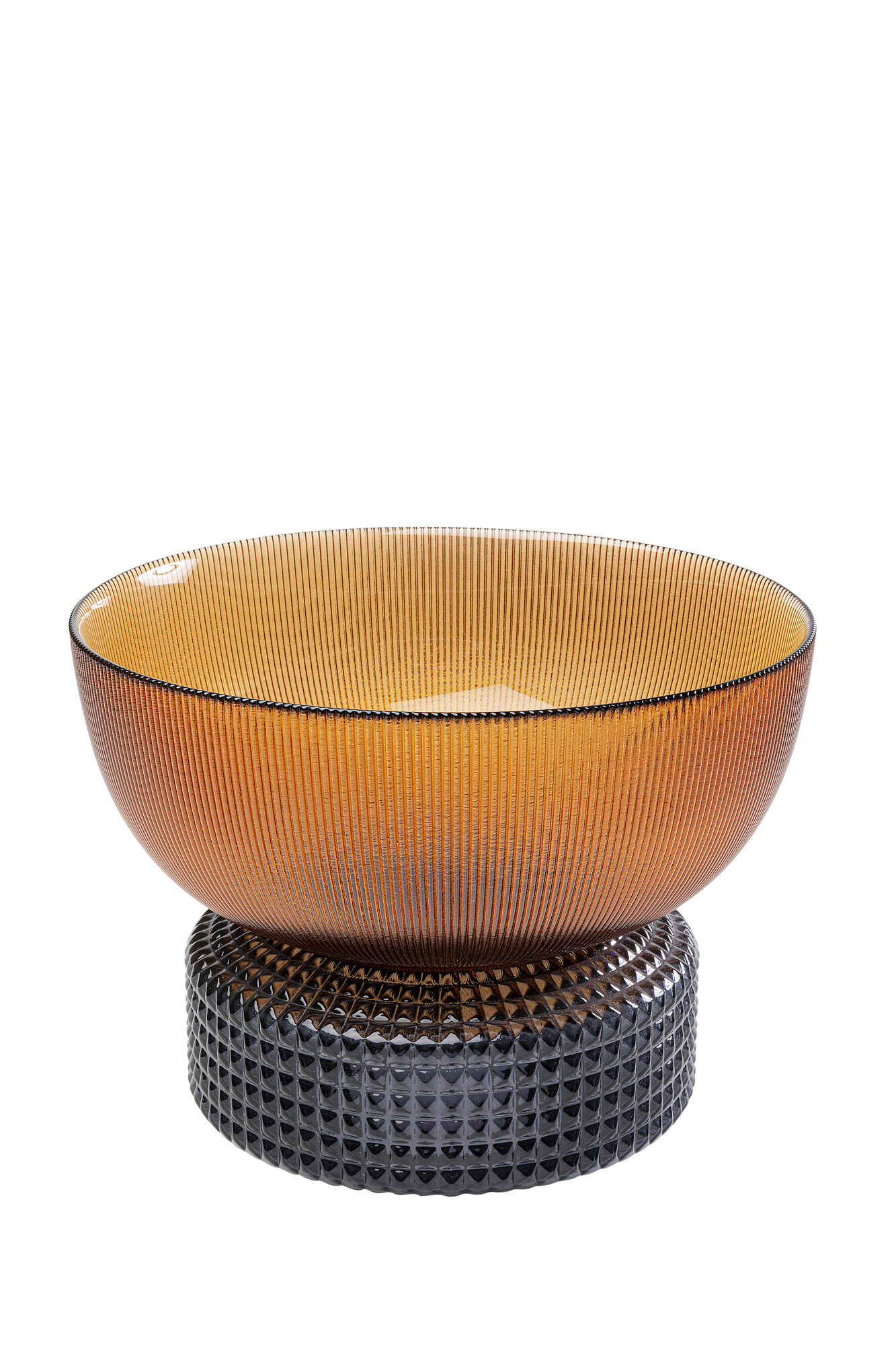 Vaza Marvelous Duo Amber gri 22cm – imagine-1.