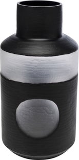 Wazon szklany do salonu ręczne wykonanie Ø22x44 cm – obraz-1