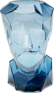 Jarrón Prisma Face Azul 30cm – Imagen-1.