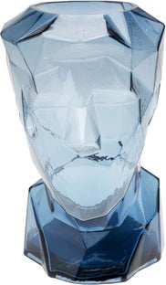 Vaza Prisma Face Albastru 30 cm – imagine-1.