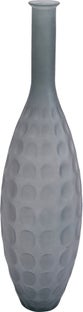 Vaza din sticla gri Dune Ø26x100 cm – imagine-1.