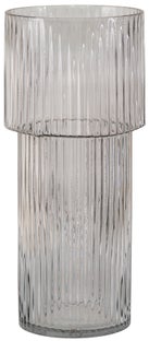 Wazon szklany transparentny Ø18x40 cm – grafika-1.