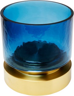 Jarrón Lumi Azul 18cm – Imagen-1.