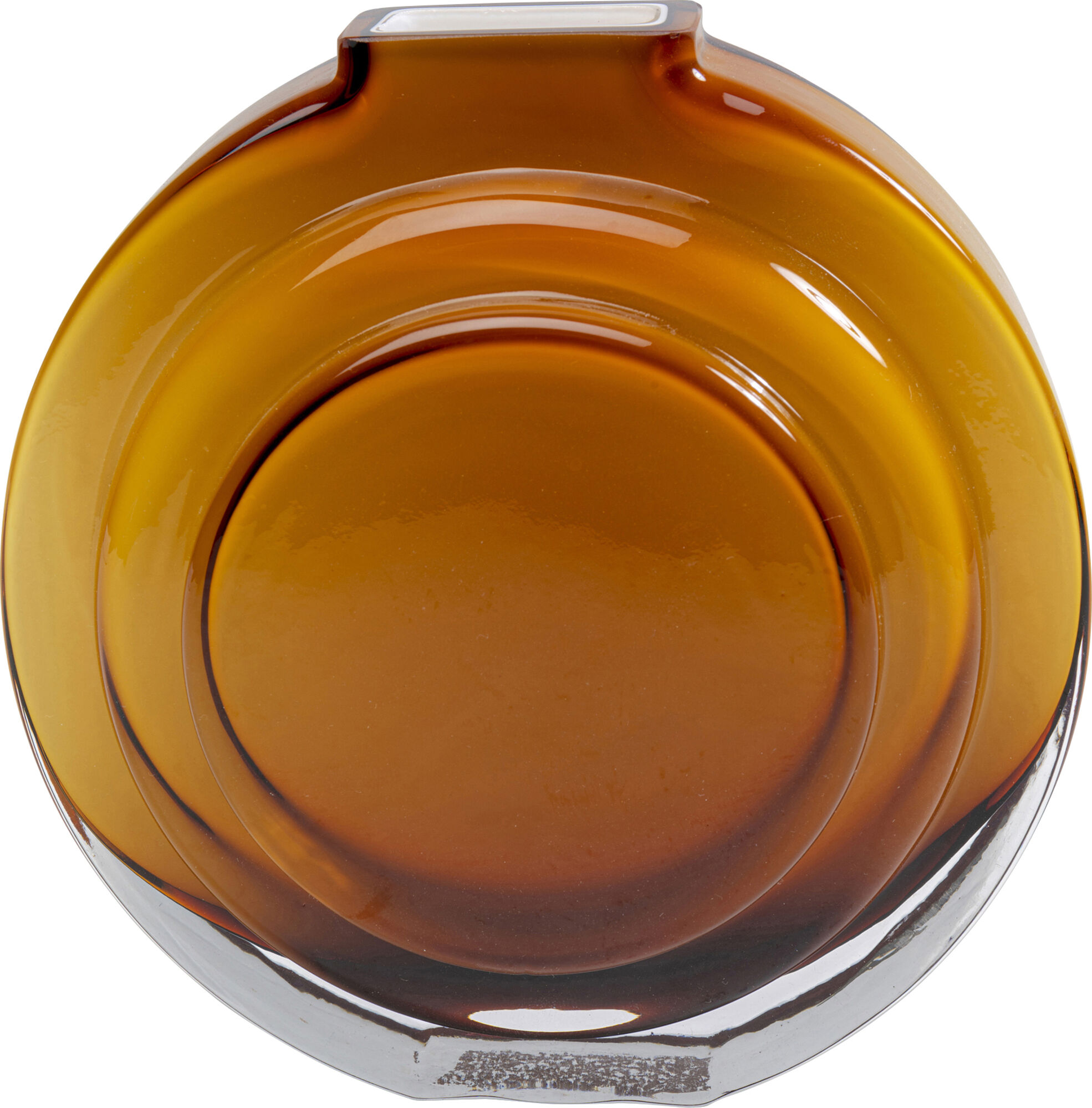 Wazon nowoczesny szkło kolor brązowy 16x16 cm – grafika-1.