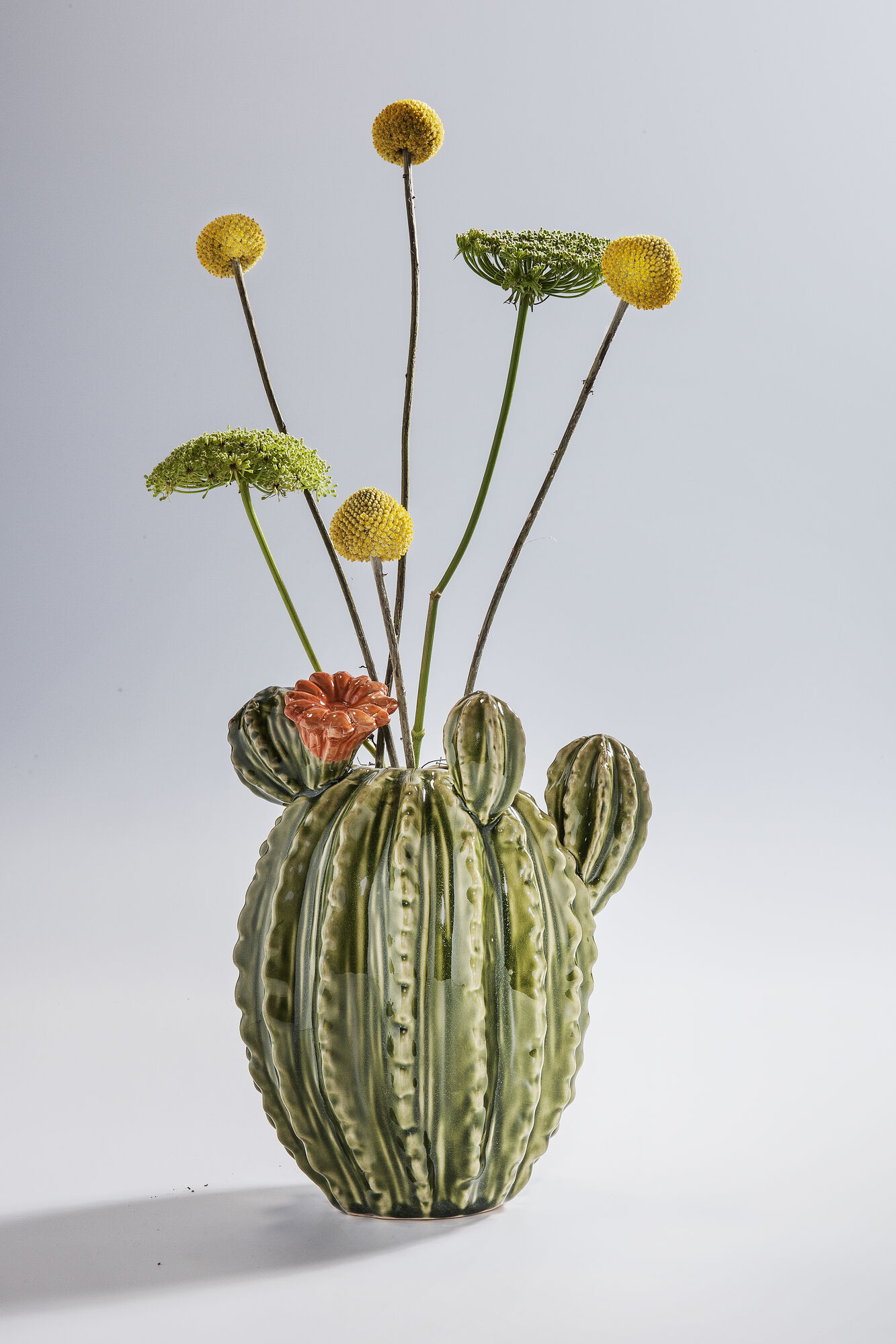 Vasija decorativa Texas Kaktus Flower 23cm – Imagen-1.