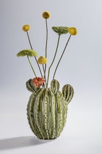 Vasija decorativa Texas Kaktus Flower 23cm – Imagen-1.