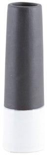 Wazon Tube 6x20 cm czarno-biały – obraz-1
