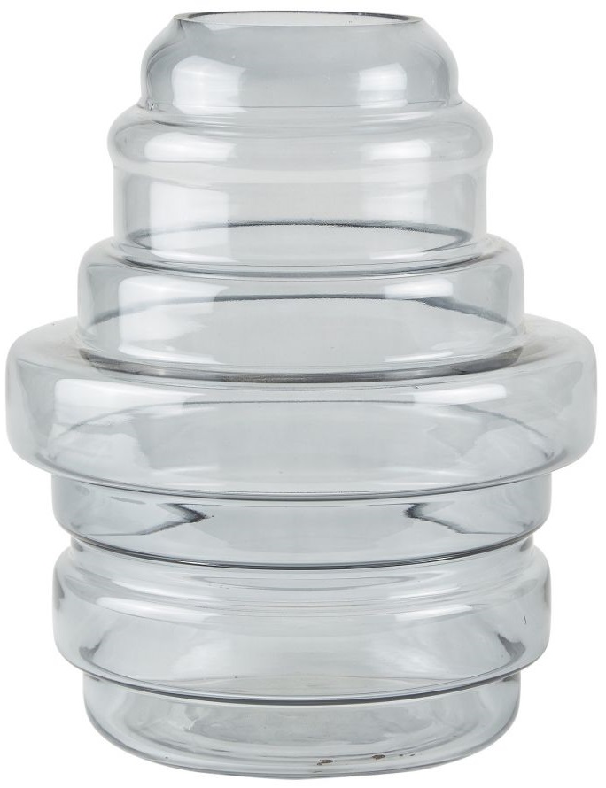 Wazon transparentny Ø25x30 cm Outlet – obraz-1