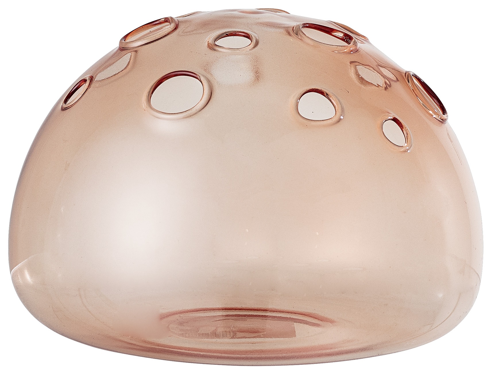 Wazon Uliah Ø18x13 cm transparentny pomarańczowy – obraz-1