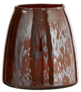 Wazon Yertes Ø9x9 cm brązowy – obraz-1