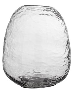 Wazon z ciężkiego szkła o organicznym kształcie 22,5x25,5 cm – obraz-1