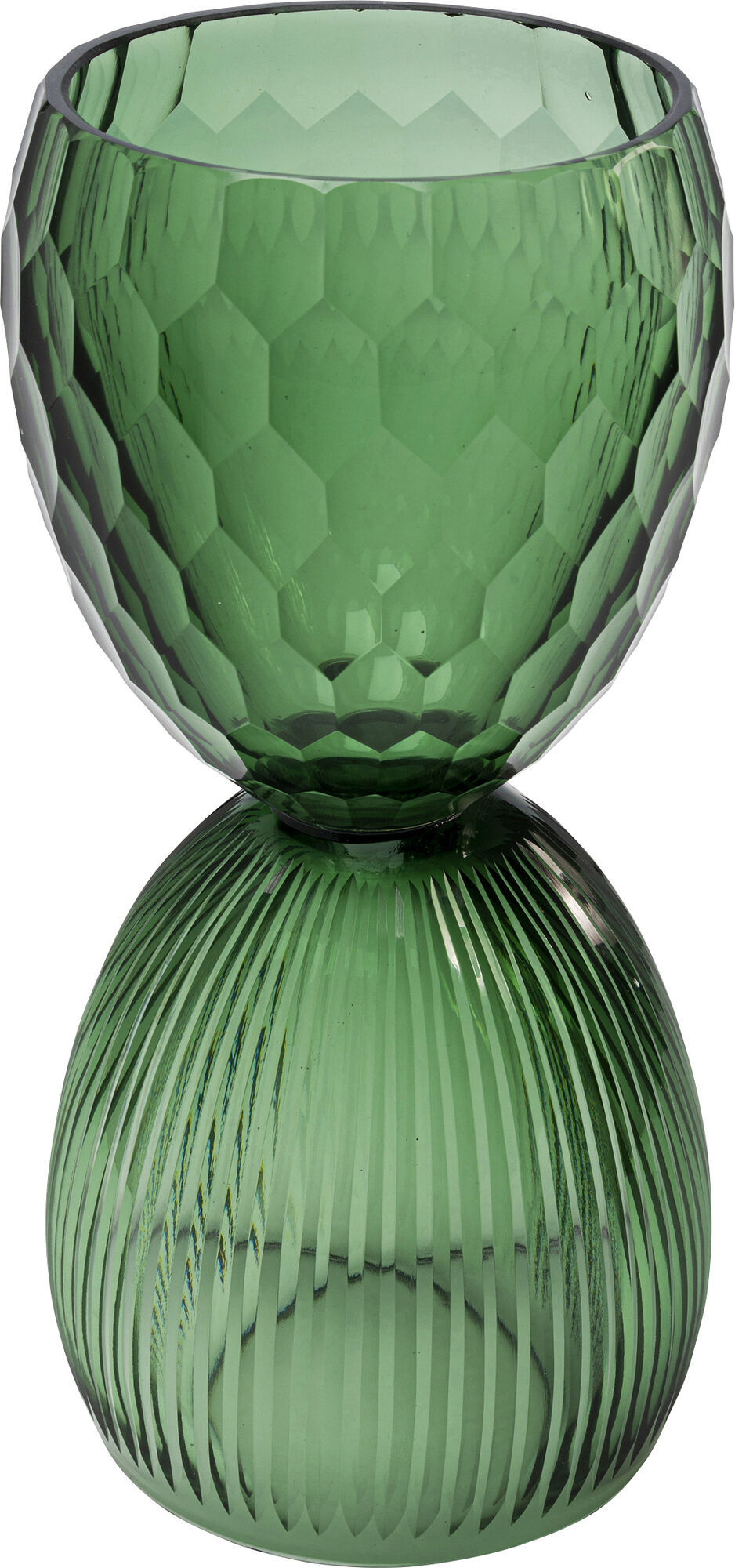 Vasija Duetto verde 25cm – Imagen-1.