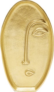 Arany Mezzo Volto Arc formájú Váza 35cm – kép-1.