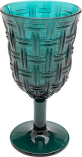 Kieliszek do wina Tissue niebieskozielony 17cm – obraz-1