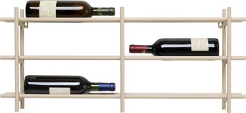 Regał na wino Cape Town greige 80x34cm – obraz-1