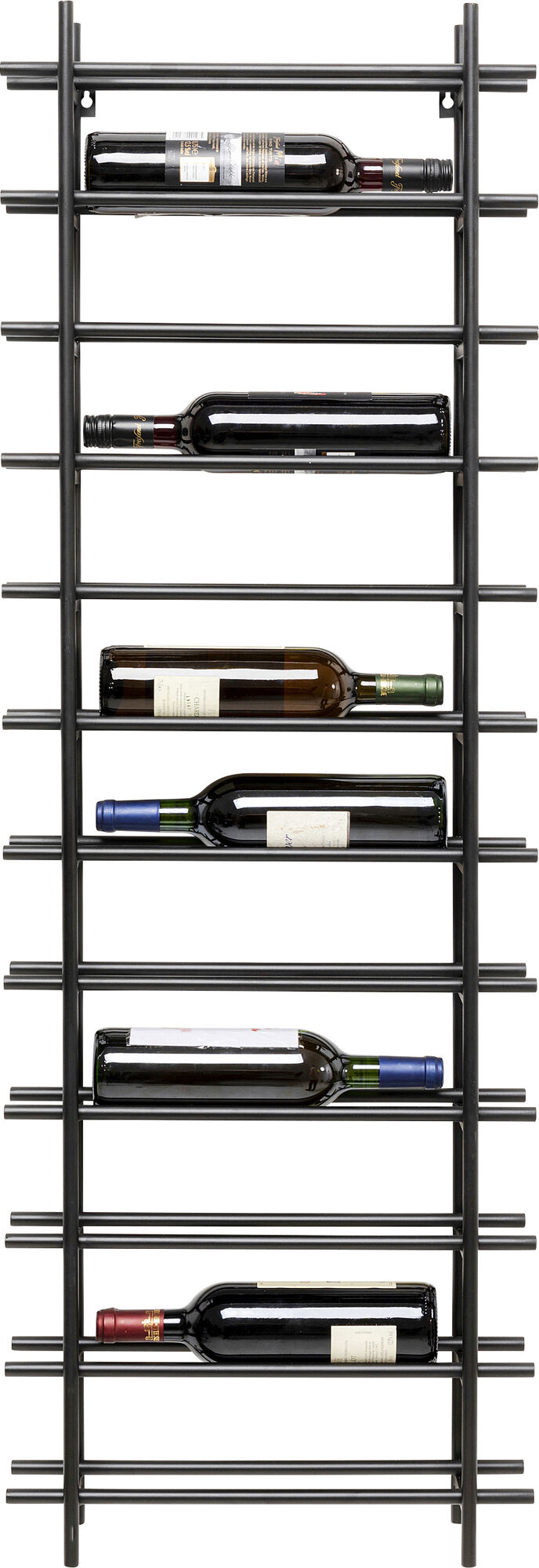 Regał na wino Cape Town czarna 45x136cm – grafika-1.