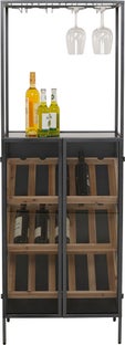 Botellero Porto Bar negro 60x170cm – Imagen-1.