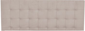 Wezgłowie pikowane tapicerowane kremowe 160x110 cm – obraz-1