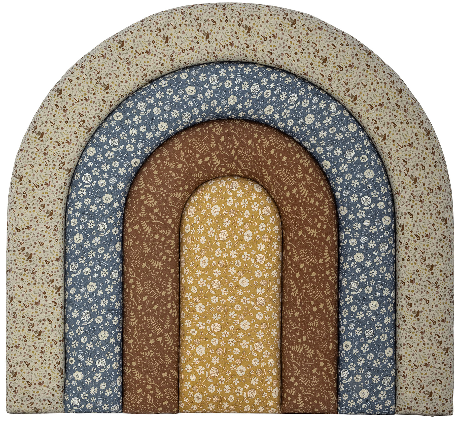 Wezgłowie do łóżka dziecięcego kolorowe 100x91 cm – obraz-1