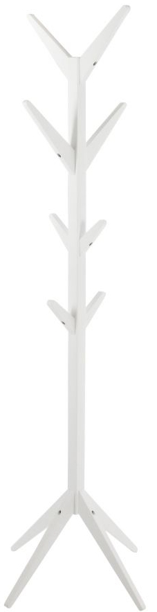 Wieszak stojący biały 42x178 cm – obraz-1