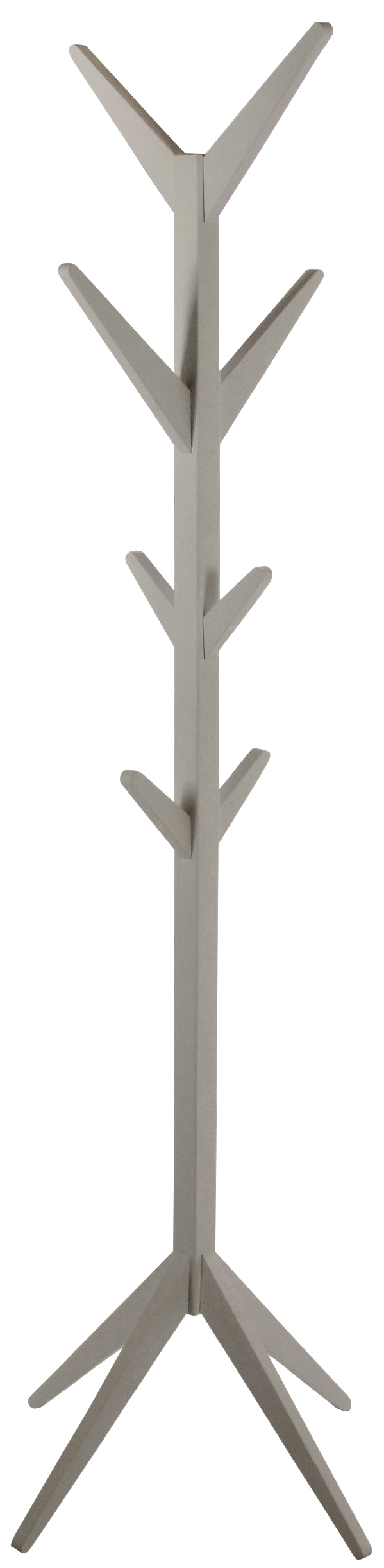 Wieszak stojący szary z nowoczesnym designem i funkcjonalnością – grafika-1.