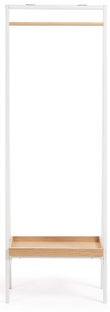 Wieszak drewniany biały 55x160 cm – obraz-1